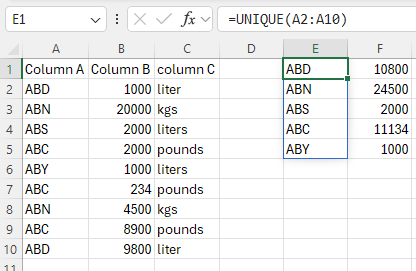 Excel Columns Data Query - Microsoft Q&A