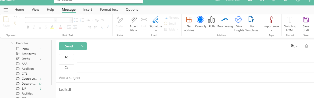 Why is my Basic text tab, link, and clipboard, greyed out with ...