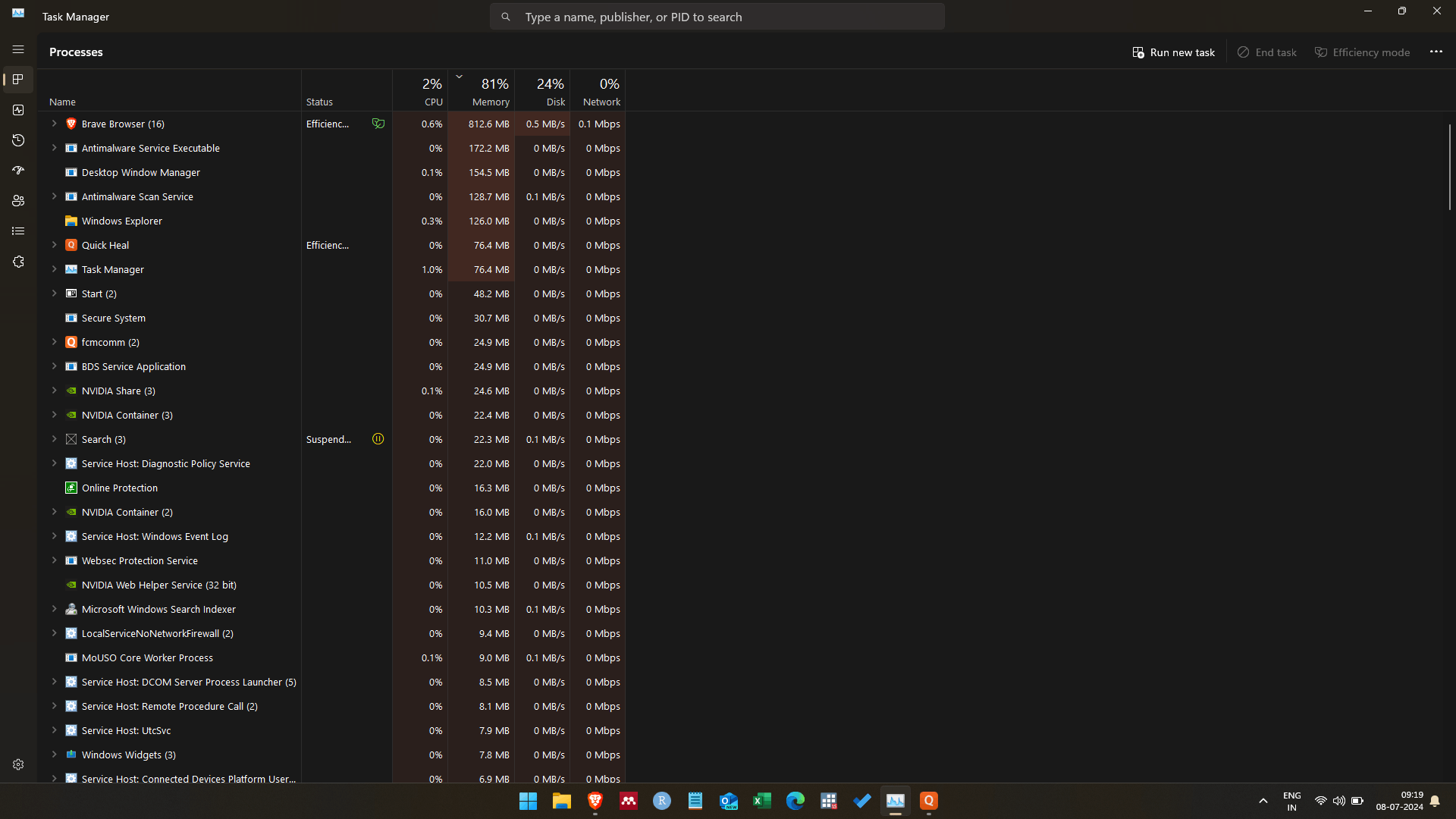 My PC is consuming more than 80% of memory with only one browser. Seems ...