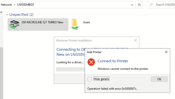 Unable to access shared printer - Microsoft Q&A