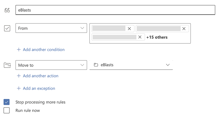 Wrong message included in sort rule - Microsoft Q&A