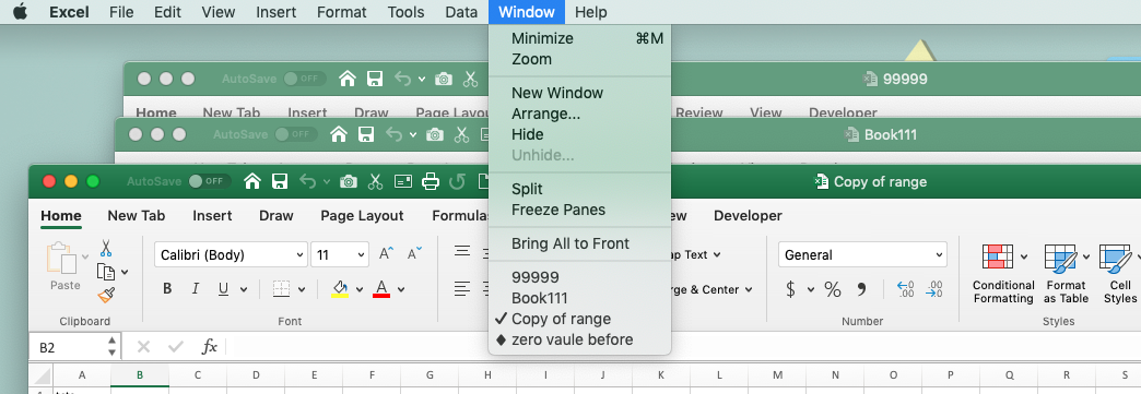 WINDOW menu file listing in Excel for the Max - Microsoft Q&A