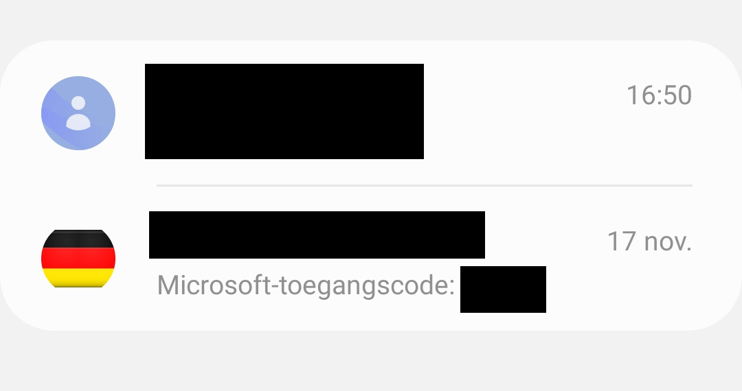 Blocked account, but microsoft verification code from weird random ...