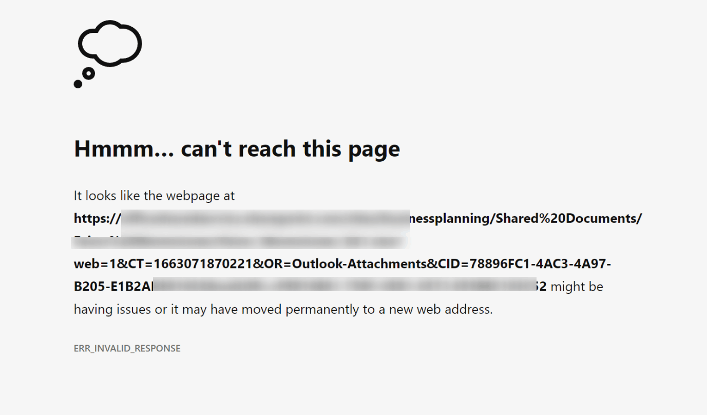 Link breaking when renaming a document - Microsoft Q&A