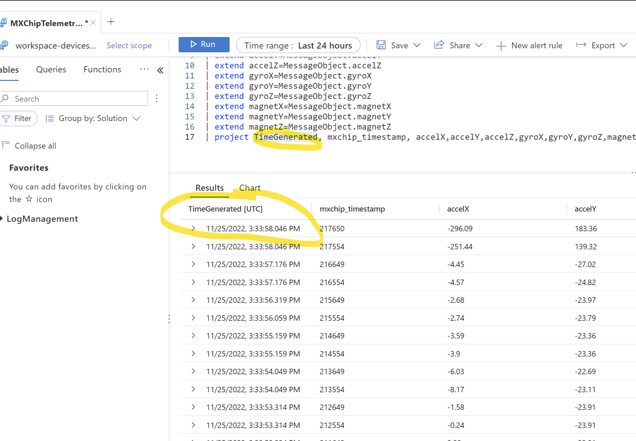 Is TimeGenerated the same as the timestamp generated by ILogger log ...