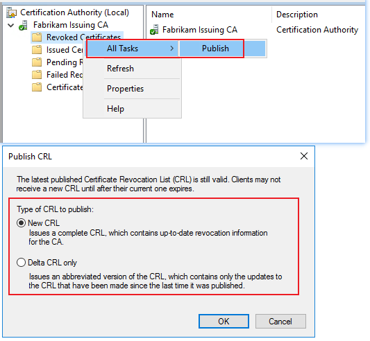 Microsoft Subordinate Issuing CA Won't Start - Microsoft Q&A