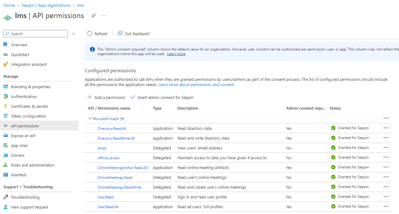 Error creating Application Access policy from Microsoft Teams Module in ...