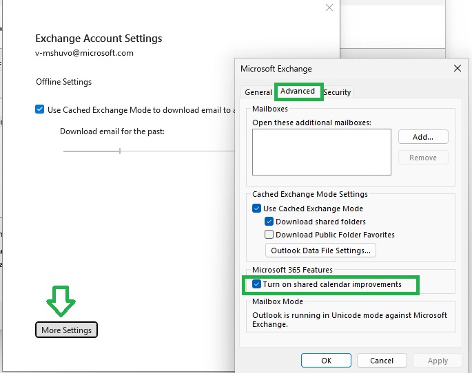 Outlook: freigegebener Kalender wird nicht angezeigt - Microsoft Q&A