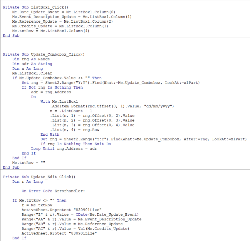 Combo box keep resetting when editing data from combolist - Microsoft Q&A