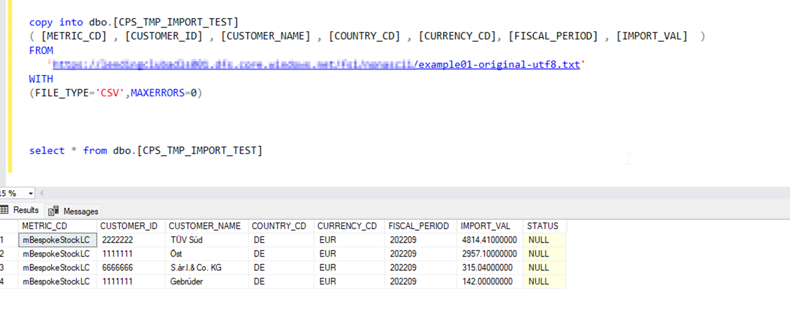 COPY INTO error caused by non-ASCII characters - Microsoft Q&A