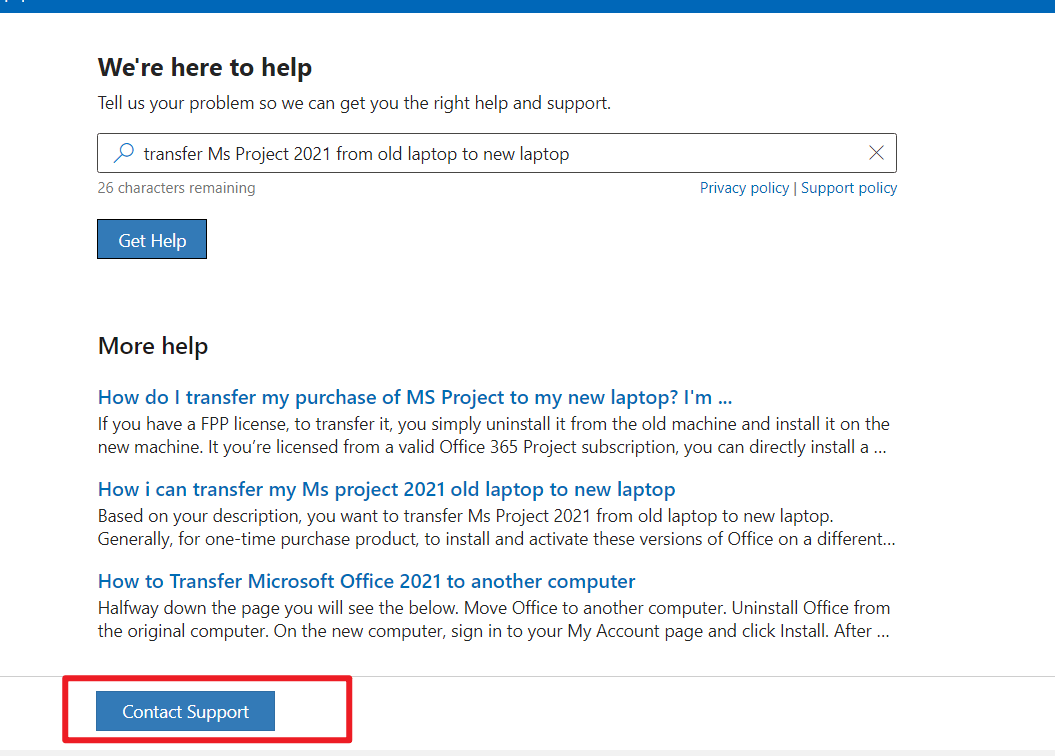 How i can transfer my Ms project 2021 old laptop to new laptop ...