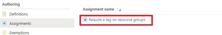 azure policy webapp assignment