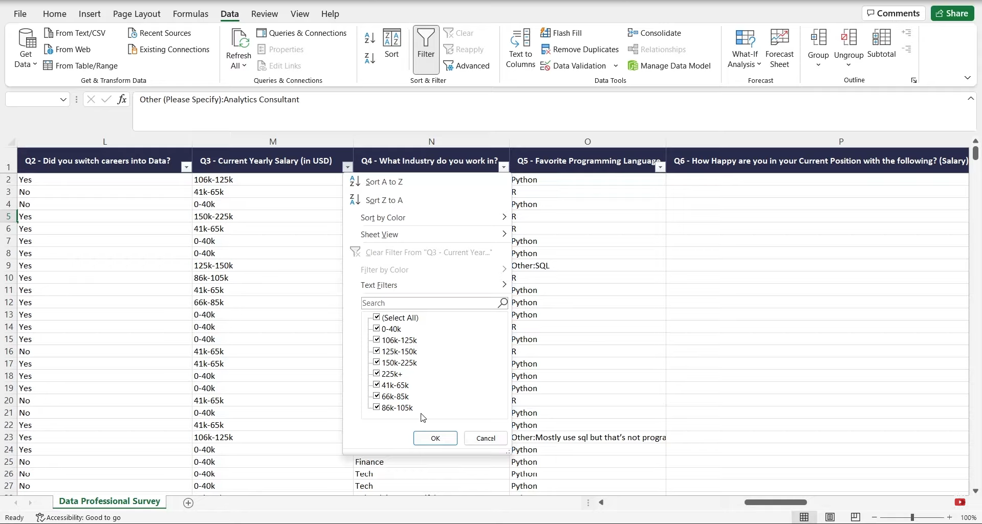 tutorial dashboard