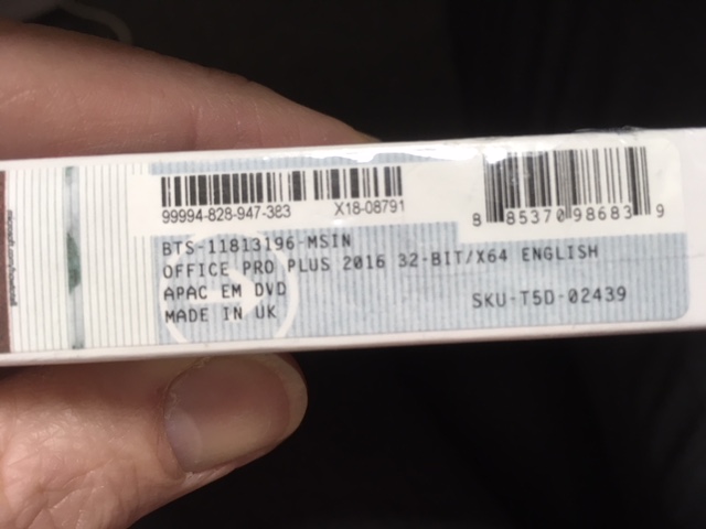 microsoft office Professional 2016 - Microsoft Q&A