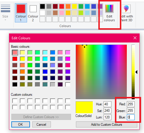 How to color the diffrenet pixels in any other colors then the original ...