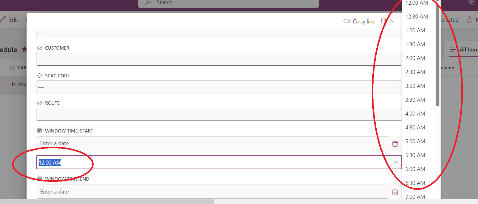 Change Microsoft List 