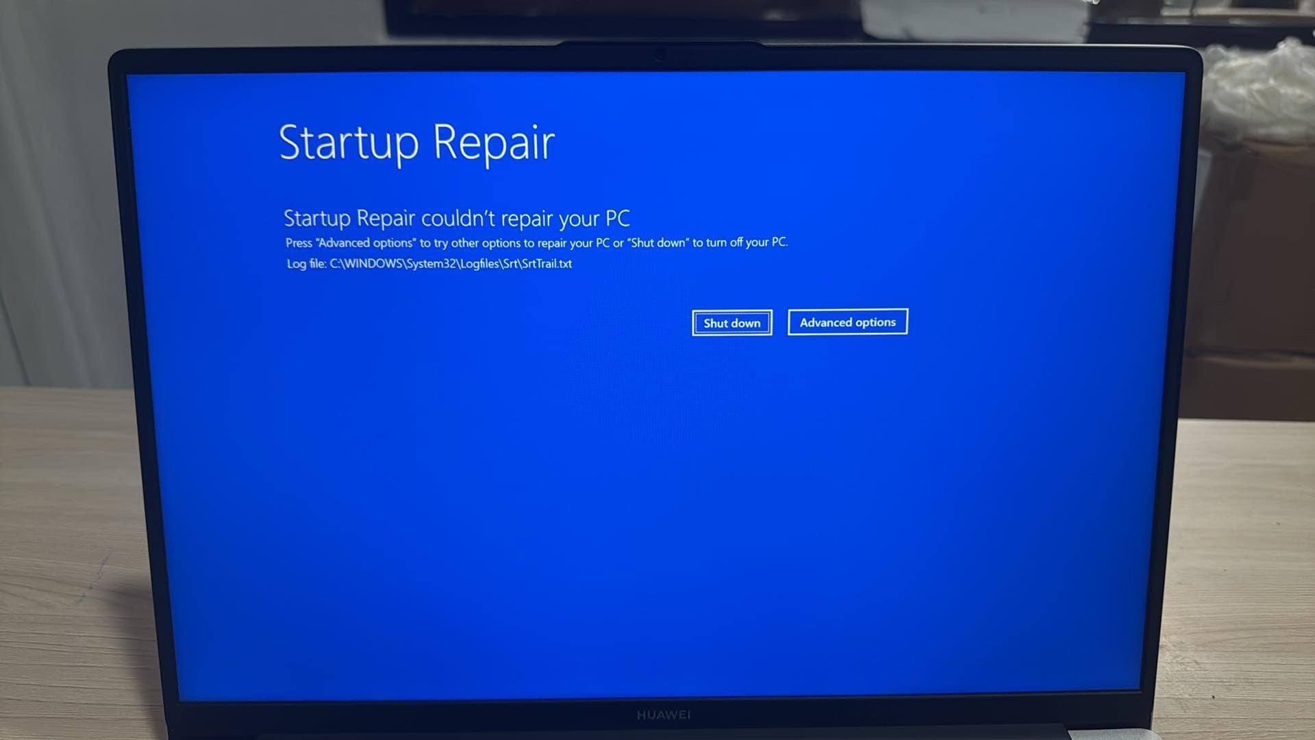 Blue screen on my Huawei Matebook D16 laptop - Microsoft Q&A