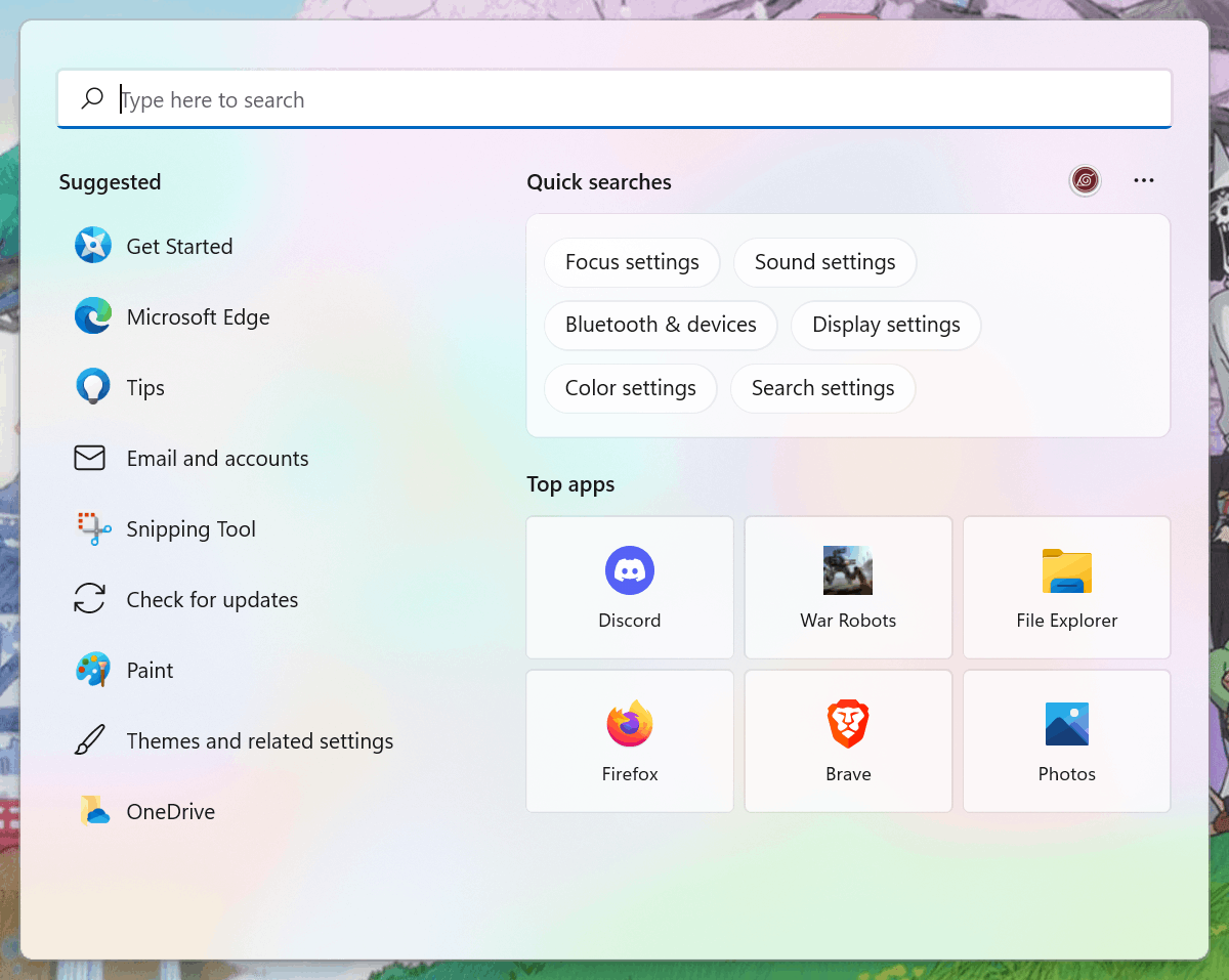 how do i turn the top apps from the start menu off - Microsoft Q&A