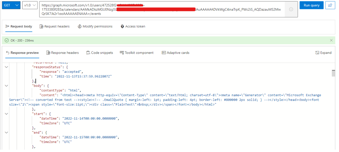 $filter don't work on start/Datetime from calendar events - Microsoft Q&A