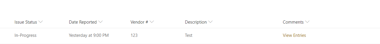 How to view entries in comments field without having to click view ...