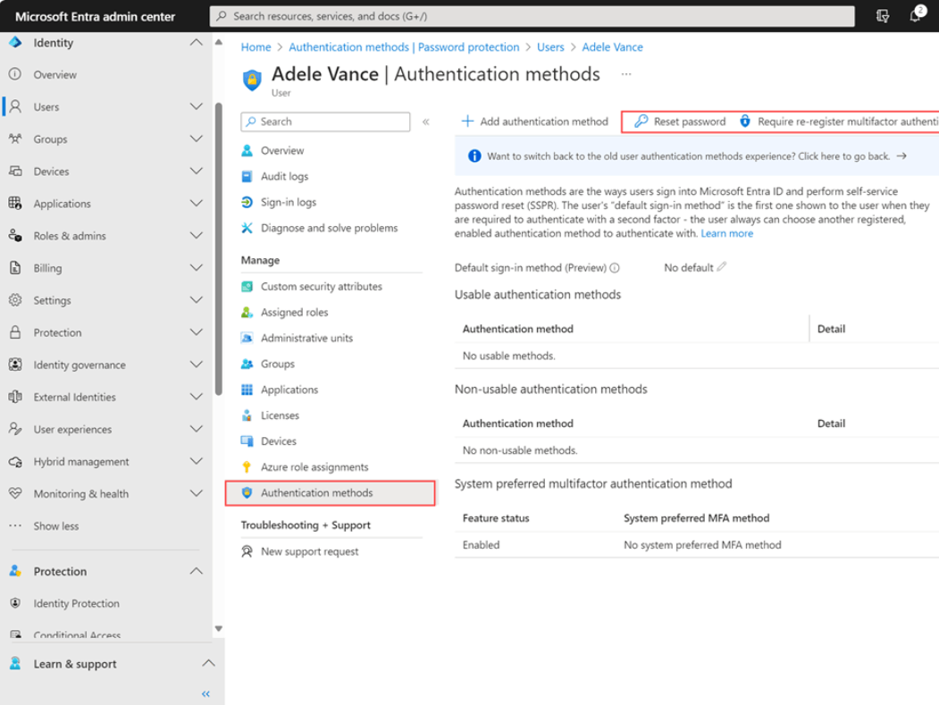 How to force already registered mfa users register the MS authenticator ...