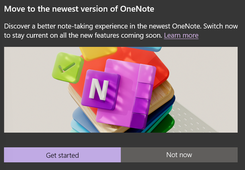 How to switch to new onenote app in WINDOWS 11 ? - Microsoft Q&A