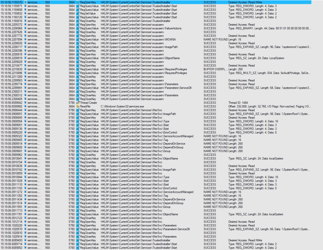Trusted installer service causes communication timeouts - Microsoft Q&A