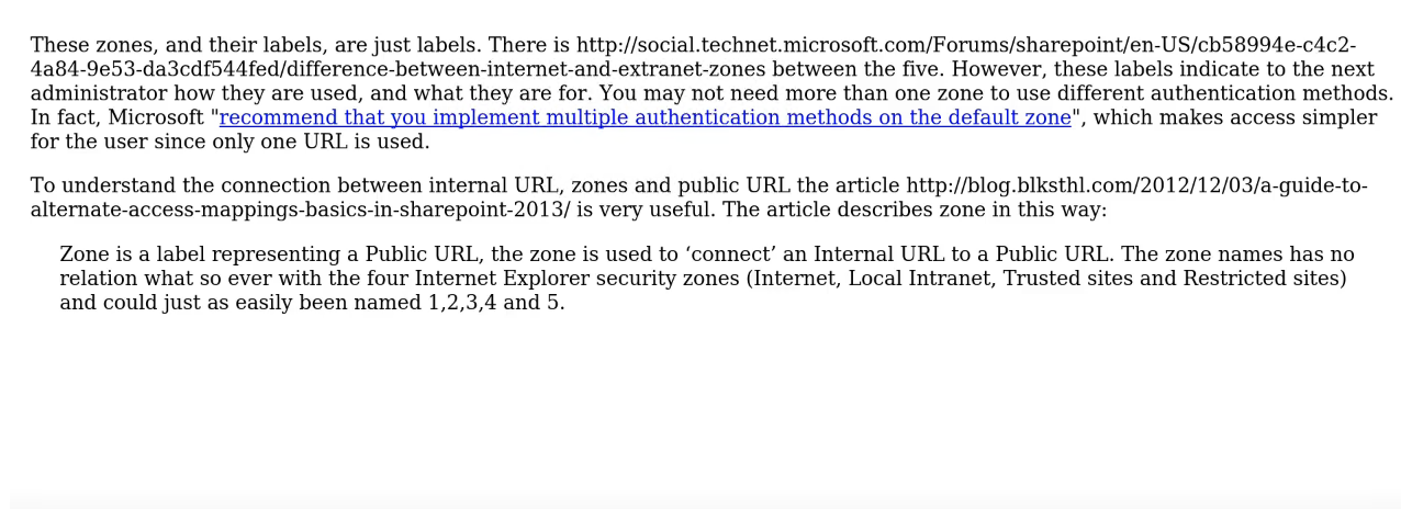 What differences between each zone - Microsoft Q&A