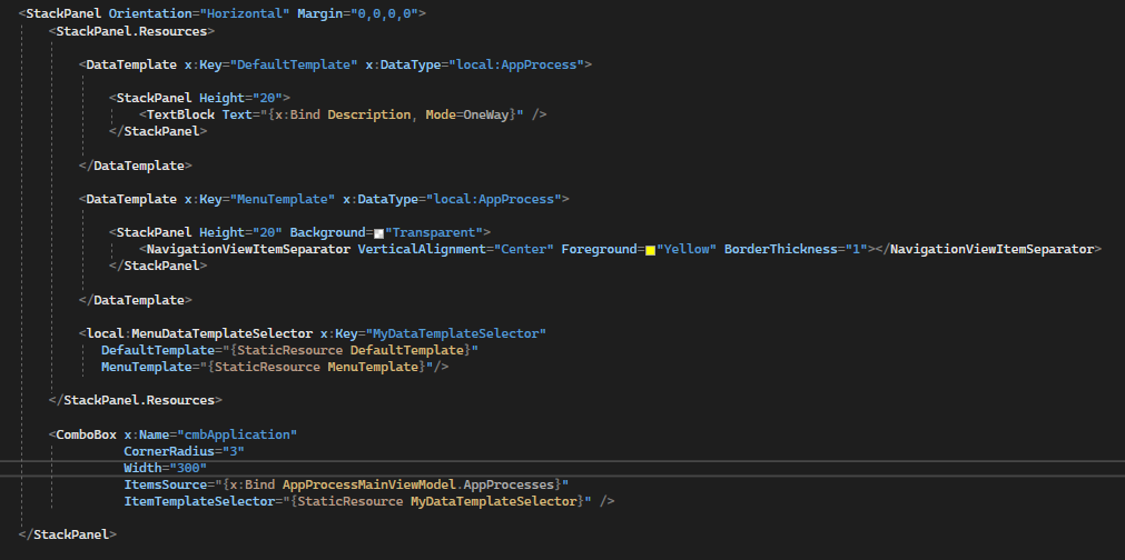 C++/ WinRT - ComboBox with separator - Microsoft Q&A