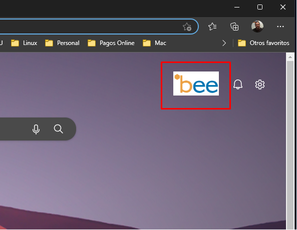 Latest company logos, not replicated on Microsoft Edge home page