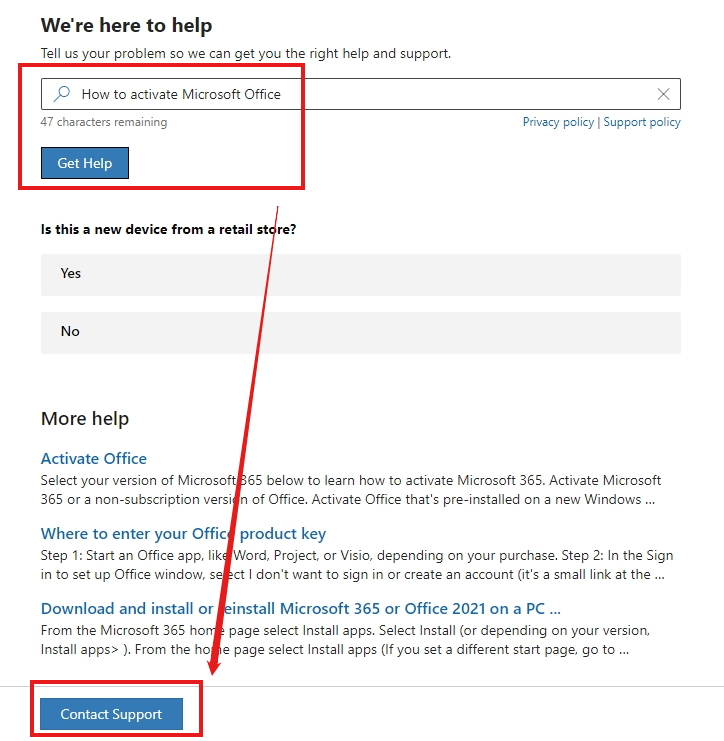 Unable to activate my office product in new laptop - Microsoft Q&A