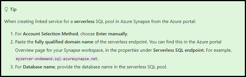 How to create a database in the built-in Serverless SQL Pool ...