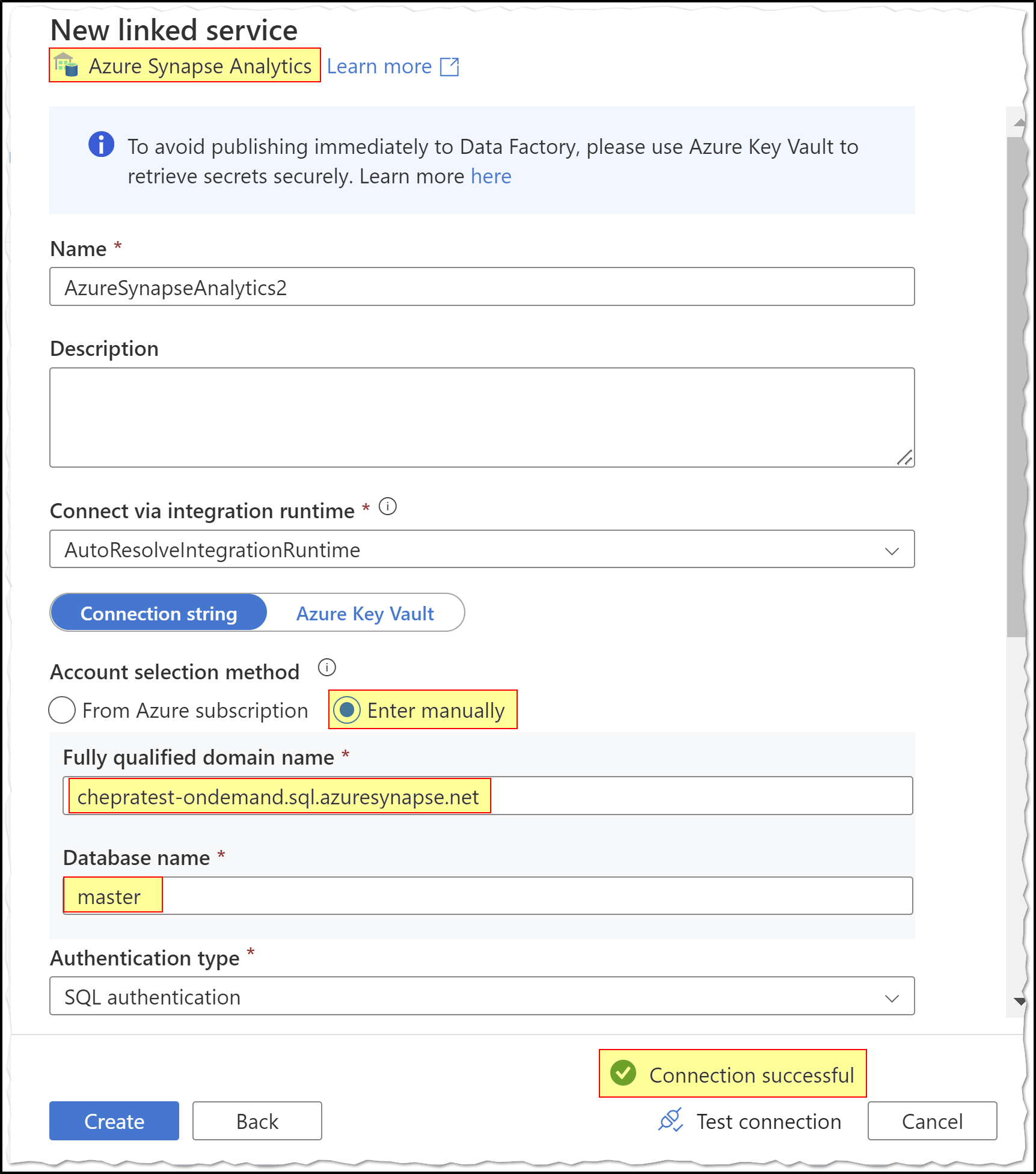 How to create a database in the built-in Serverless SQL Pool ...