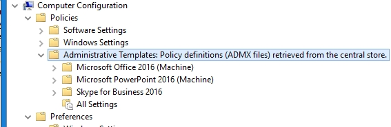 GPO templates missing Microsoft Q A GPO templates missing Microsoft Q A
