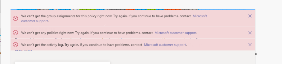Errors when trying to do anything in the Teams admin. - Microsoft Q&A