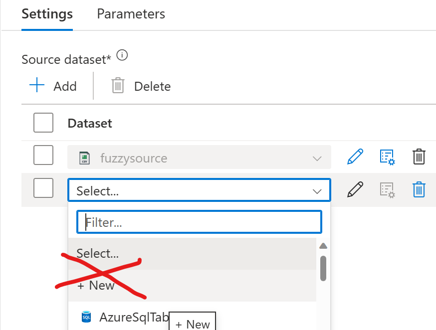 do not make dataset this way