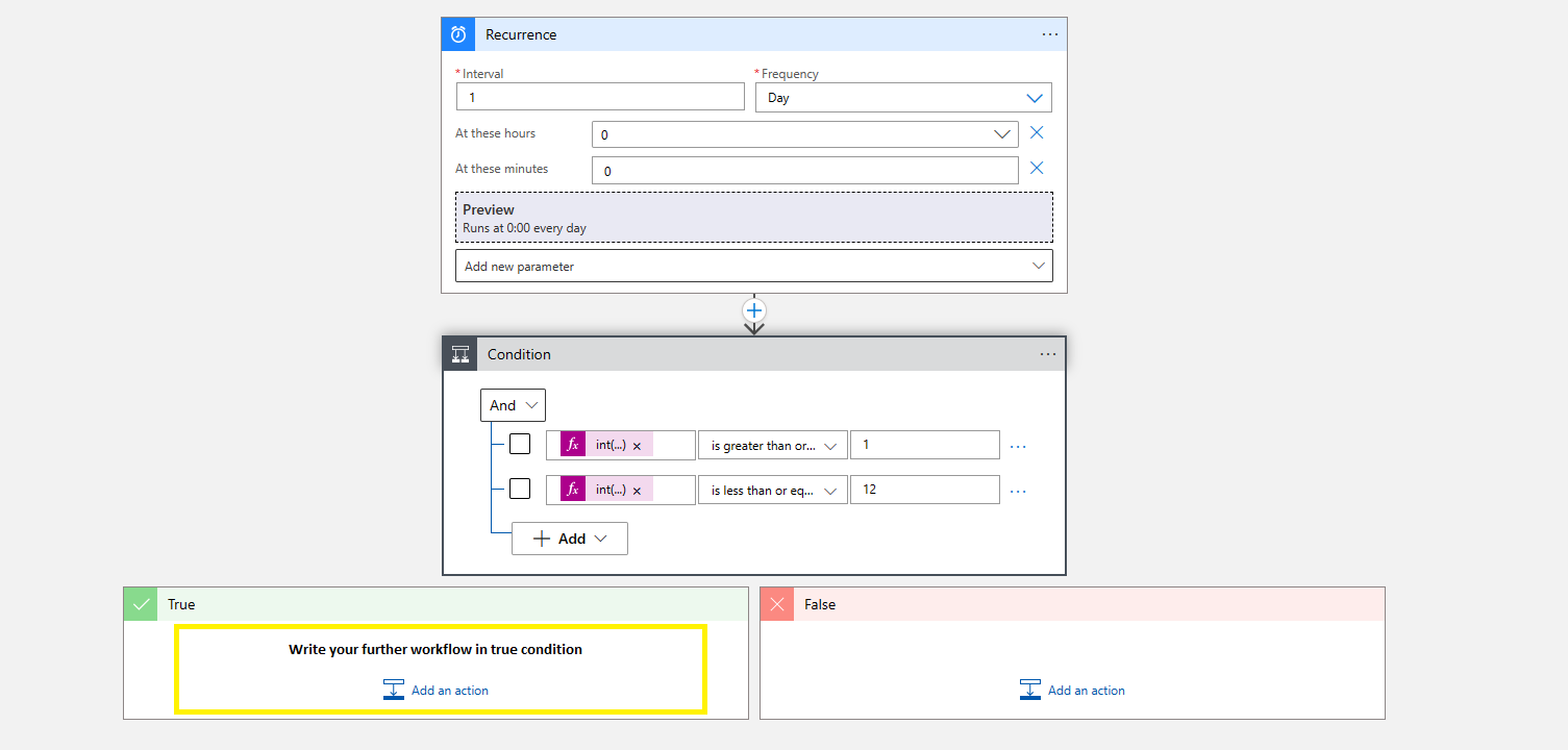 How to trigger the logic app in every month 26th to 10th - Microsoft Q&A