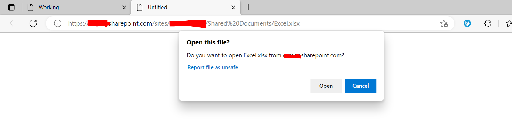 SharePoint file is downloaded instead when opened in Desktop App ...