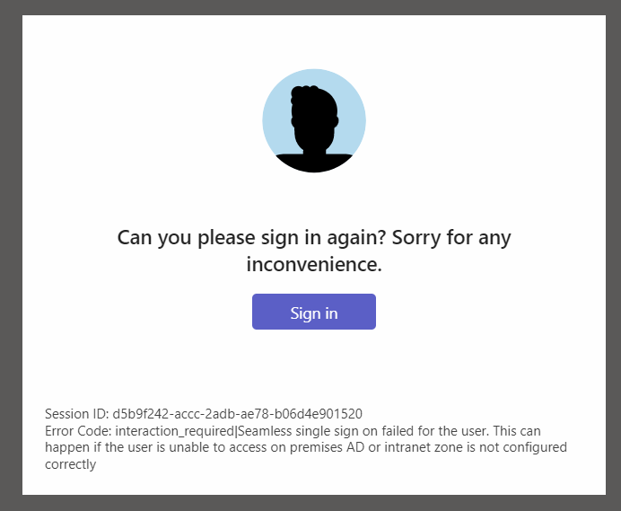 seamless-single-sign-on-failed-for-the-user-microsoft-q-a