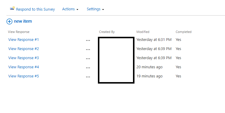 Lost SharePoint Surevy Results - Microsoft Q&A