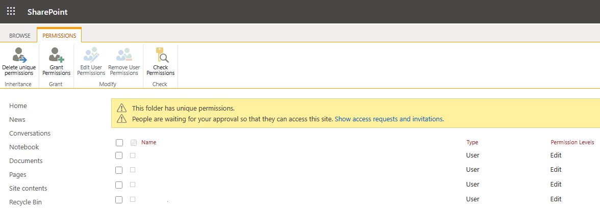Question RE SharePoint Online folder permissions - Microsoft Q&A