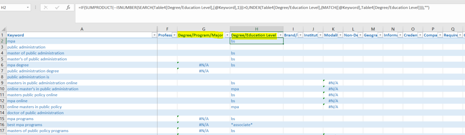 Index Match Function Not Pulling Correct Cell Values - Microsoft Q&A