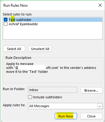 Mark as read rule not always working - Microsoft Q&A