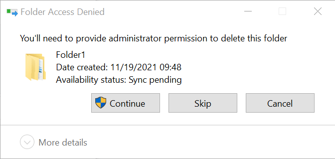 How to delete folder and its subfolders and files in one-click in File ...