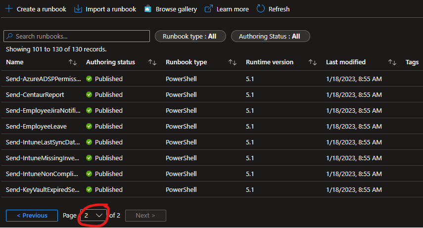 Source Control doesn't sync runbooks - Microsoft Q&A