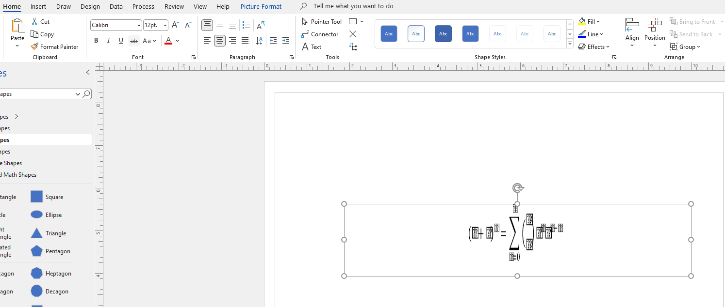 How to type math equation in visio plan 2? - Microsoft Q&A