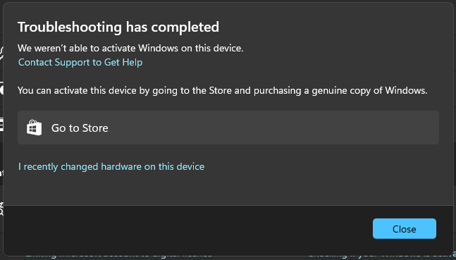 Activate Windows watermark appears after I updated my BIOS - Microsoft Q&A