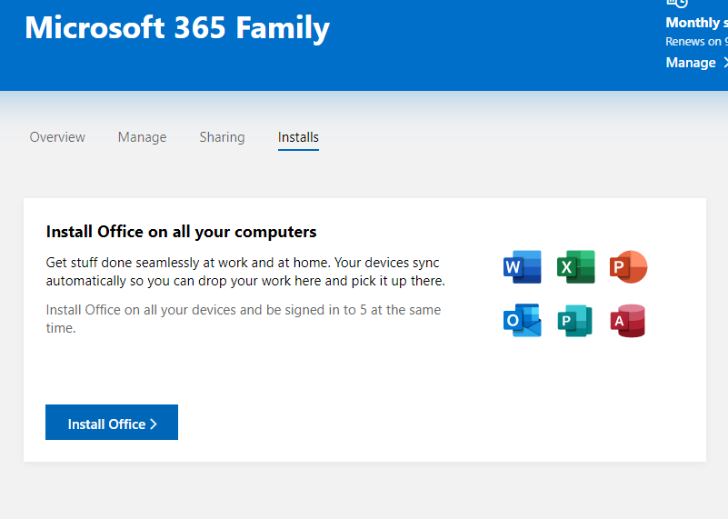 Help - Office software from Microsoft 365 Family fails to activate ...