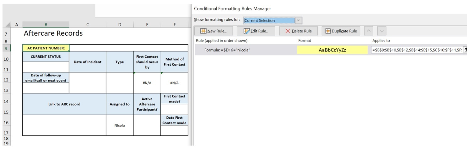 Conditional Formatting issues - Microsoft Q&A