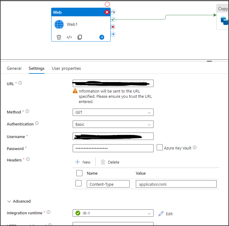 ADF activity response XML accessing next page Microsoft Q&A